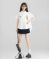Ribbon Emblem Blouse
